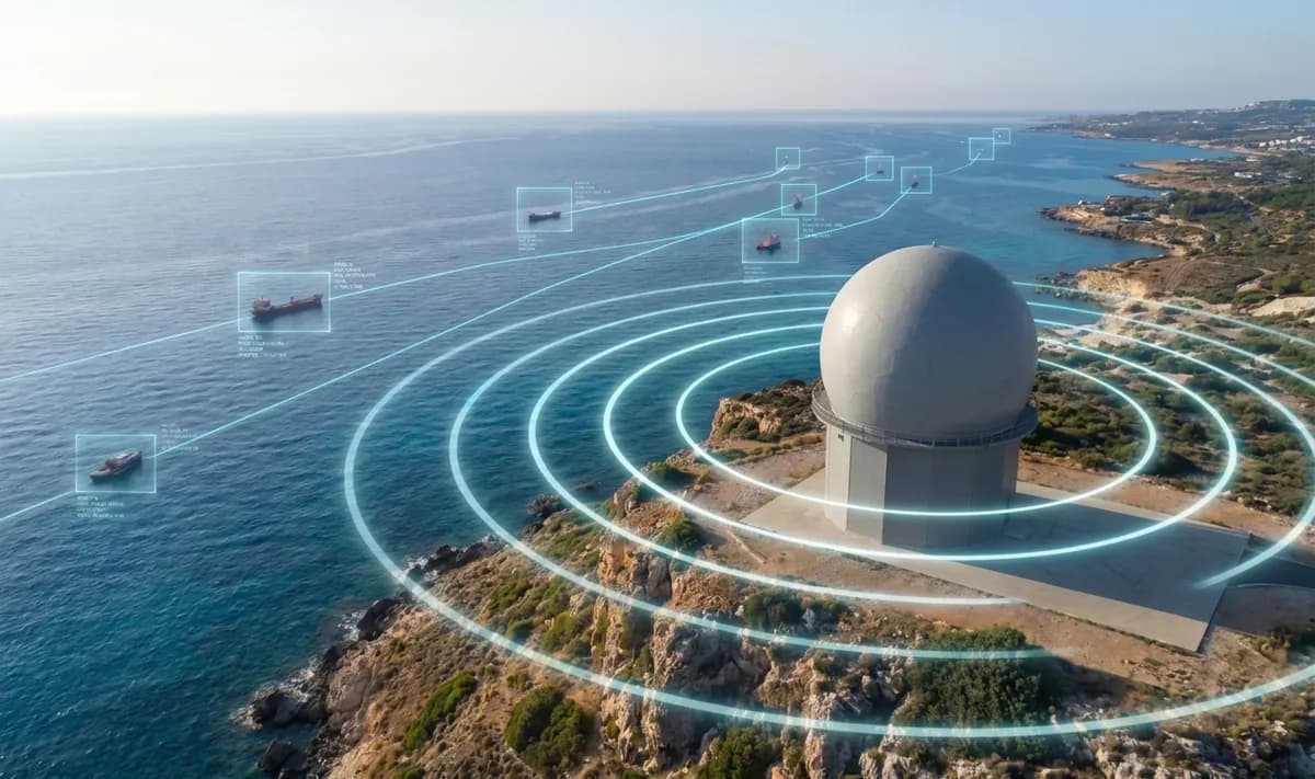Coastal radar installation